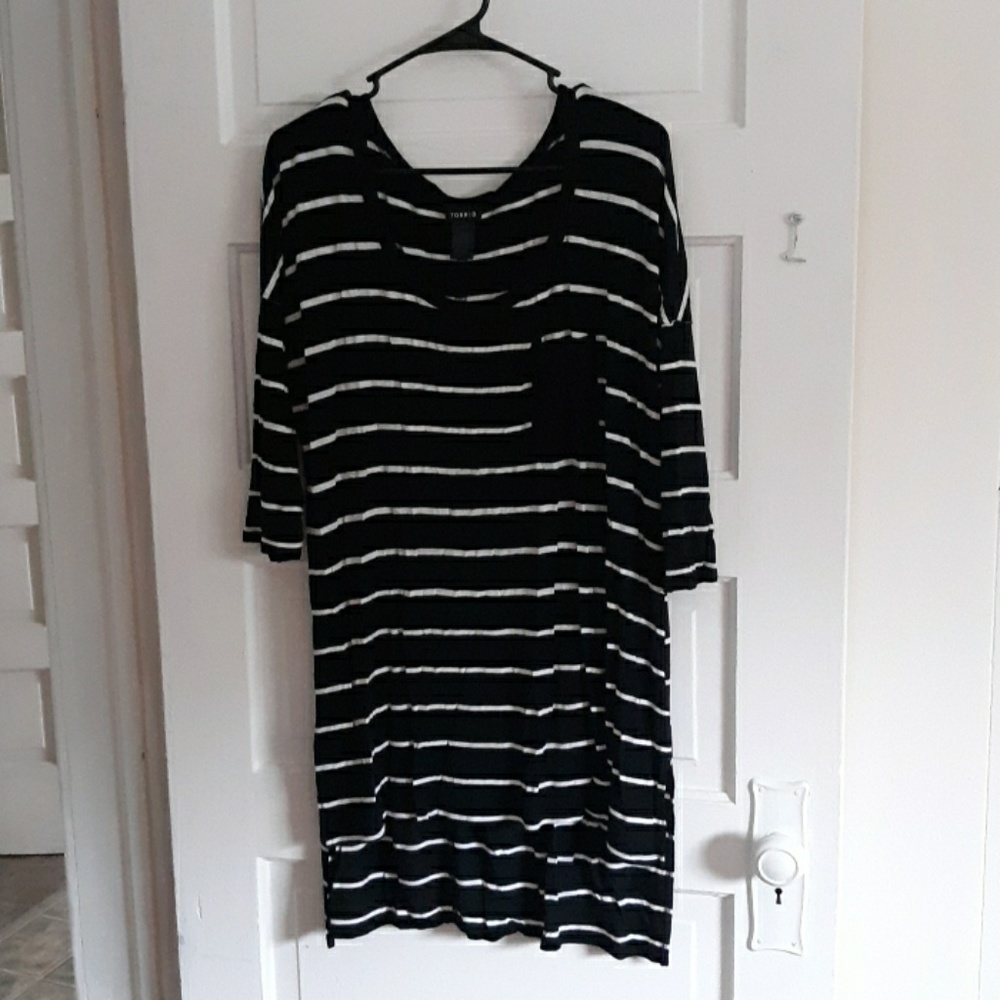 Torrid striped tunic